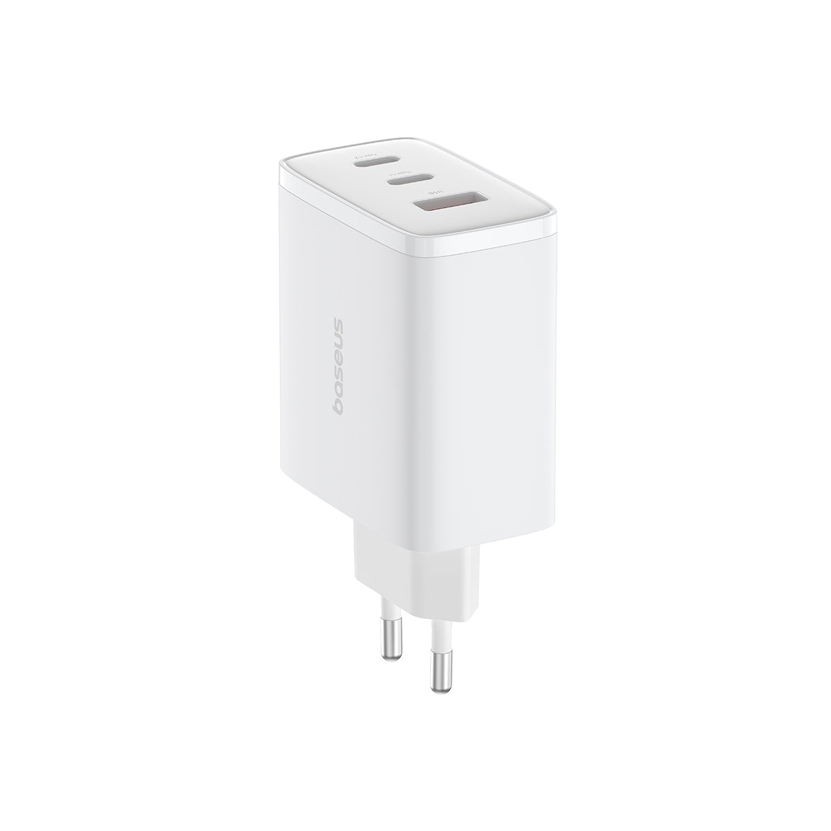Baseus Cube Pro 3 Ports Fast Charger 65W White