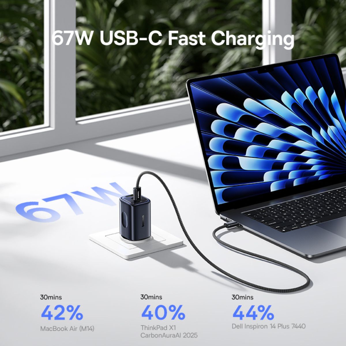 Baseus PicoGo AE11 Fast Charger 2C+U 67W