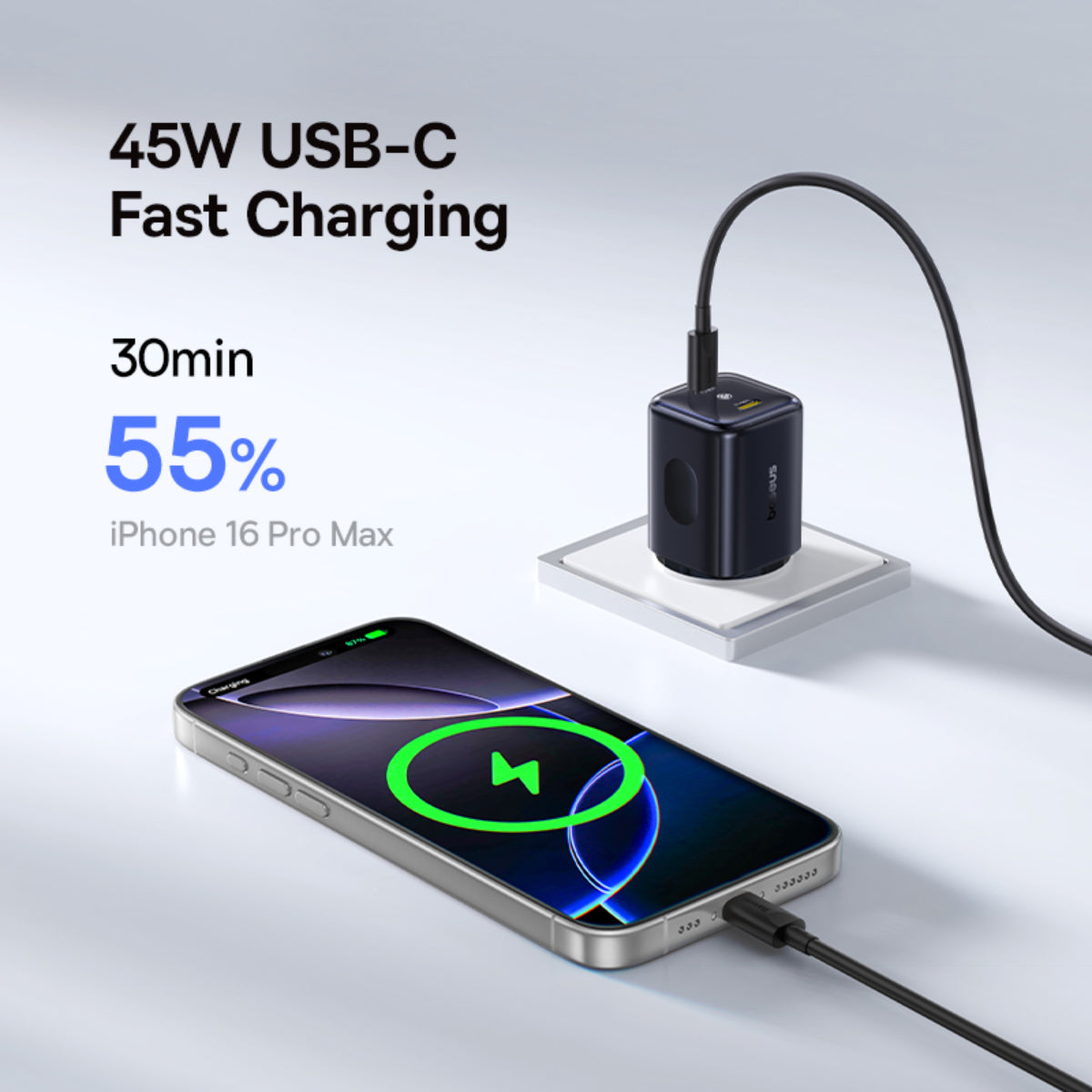 Baseus PicoGo AN13 Fast Charger 2C 45W