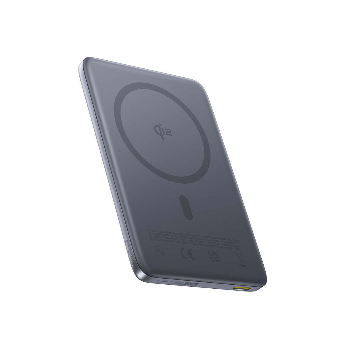 Baseus PicoGo Ultra-Slim Qi2 Magnetic Power Bank 10000mAh Grey