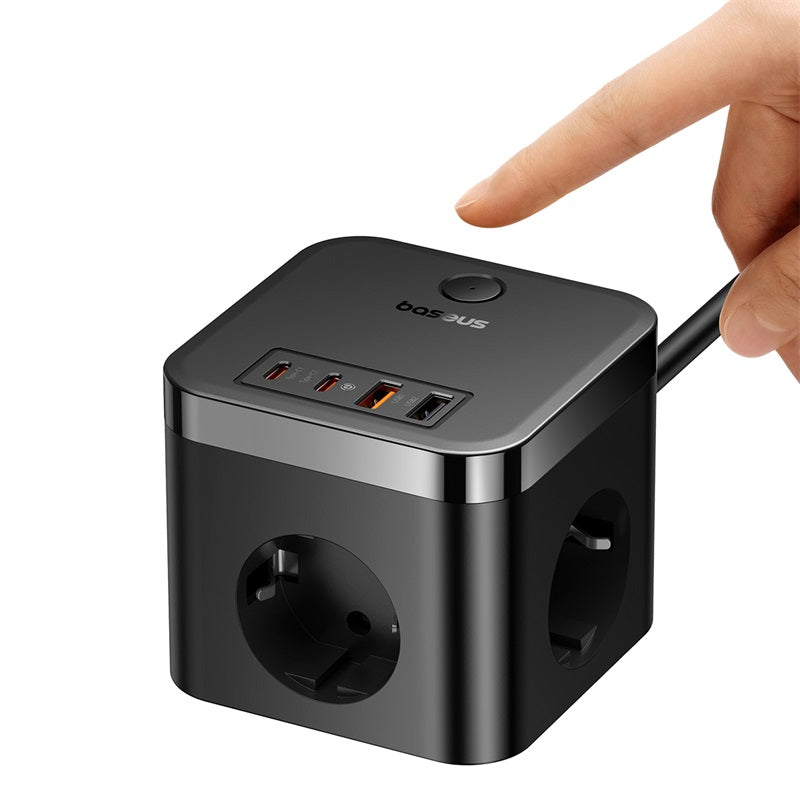 Baseus PowerCombo Cube 7-Ports Power Strip 30W