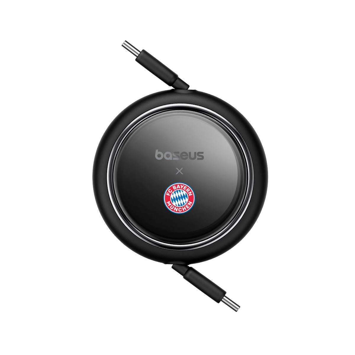 Baesus FC Bayern Free2Pull Mini Einziehbares USB-C Kabel 100W