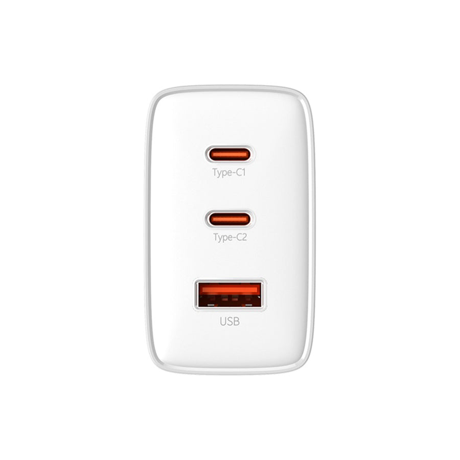Baseus Cube Pro 3 Ports Fast Charger 65W