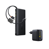 Baseus EnerFill FC41 with Cables 25000mAh 145W Power Bank + EnerFill FE22 GaN6 2C+U 70W Charger Bundle