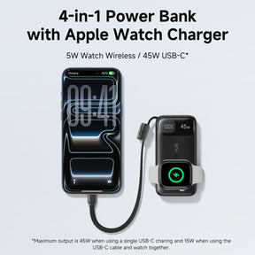 Baseus EnerFill FT31 Power Bank with Smartwatch Wireless Charging 10000mAh 45W