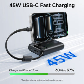Baseus EnerFill FT31 Power Bank with Smartwatch Wireless Charging 10000mAh 45W