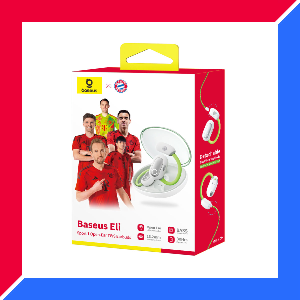 Baseus FC Bayern Eli Sport 1 Open-Ear TWS Earbuds