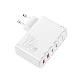 Baseus GaN2 4 Ports Fast Charger 100W White top