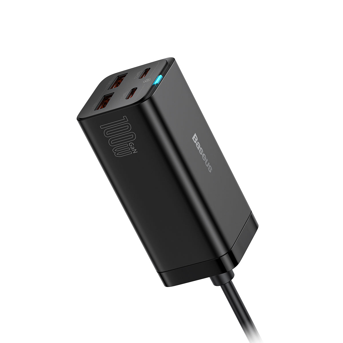 3-Port USB (C+C+A) GaN Charger (100W/100W/30W) EU-Plug