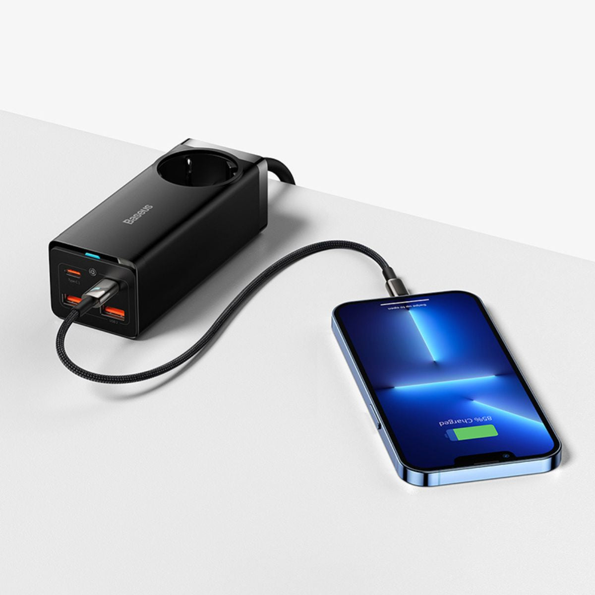 Baseus GaN3 Pro Desktop Powerstrip AC+2U+2C 100W