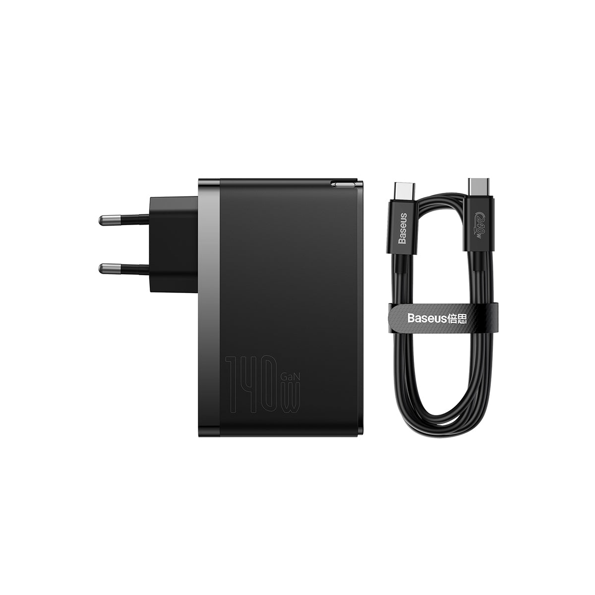 Baseus GaN5 Pro 3-Ports USBC Fast Charger 140W Black