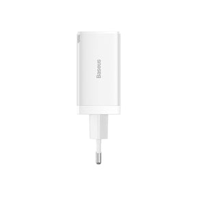 Baseus GaN5 Pro 3 Ports Fast Charger 65W White front