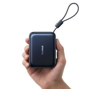 Baseus PicoGo AC22 Ultra Mini Power Bank with Built-in Cable 20000mAh 45W