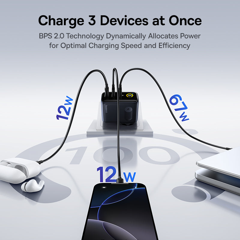Baseus PicoGo AE21 Fast Charger 2C+U 100W