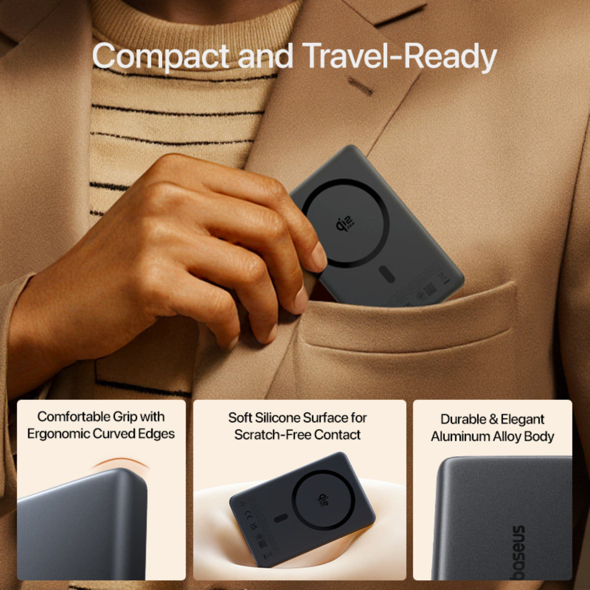 Baseus PicoGo AM52 Qi2.2 Magnetic Power Bank 10000mAh 25W