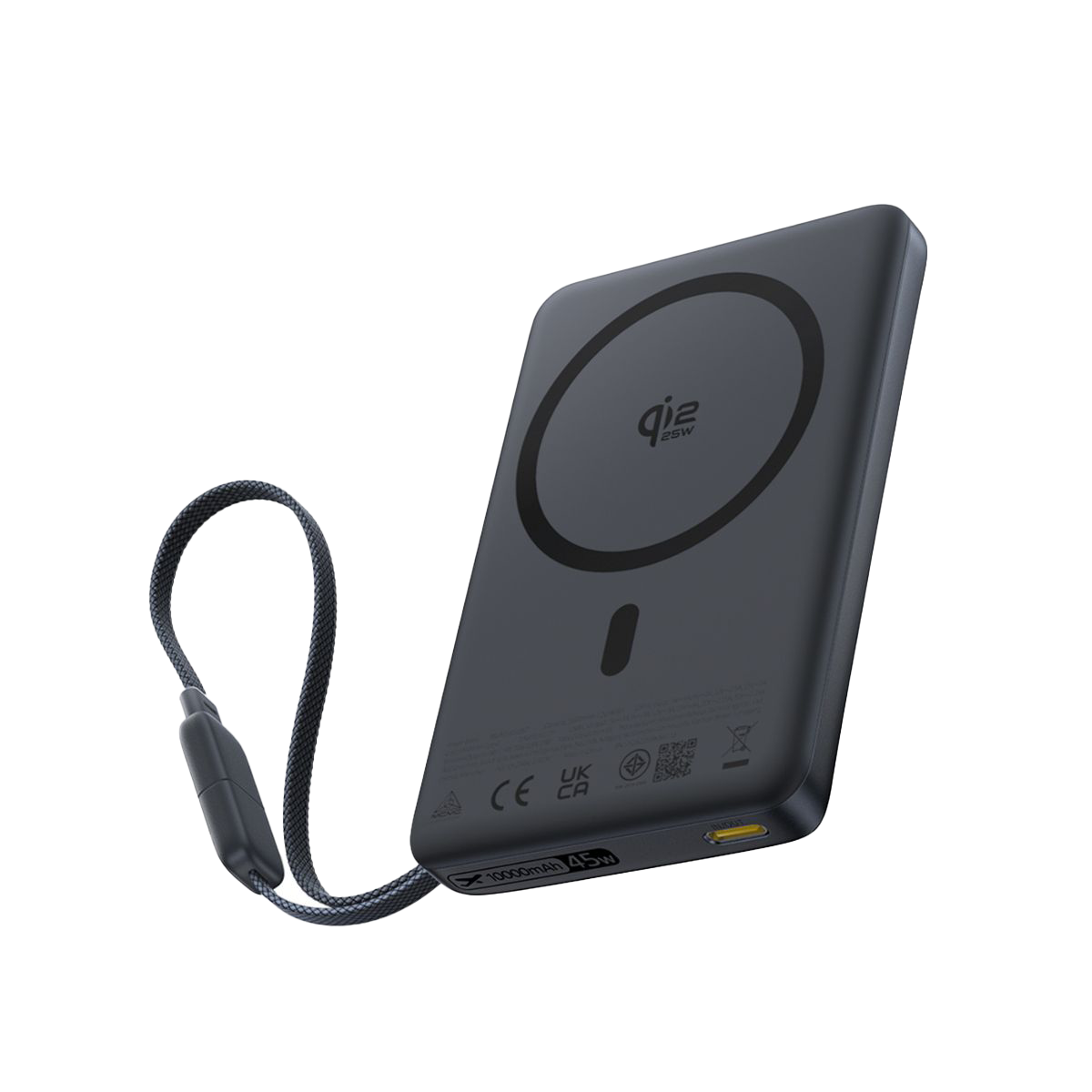 Baseus PicoGo AM52 Qi2.2 Magnetic Power Bank with Built-in Cable 10000mAh 45W With Built-in Cable