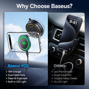 Baseus PrimeTrip VC2 Flex Pro Magnetic Car Charger