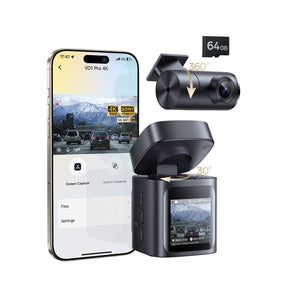 Baseus PrimeTrip VD1 Pro Dash Cam Lithium Battery 4K+1080p 64GB