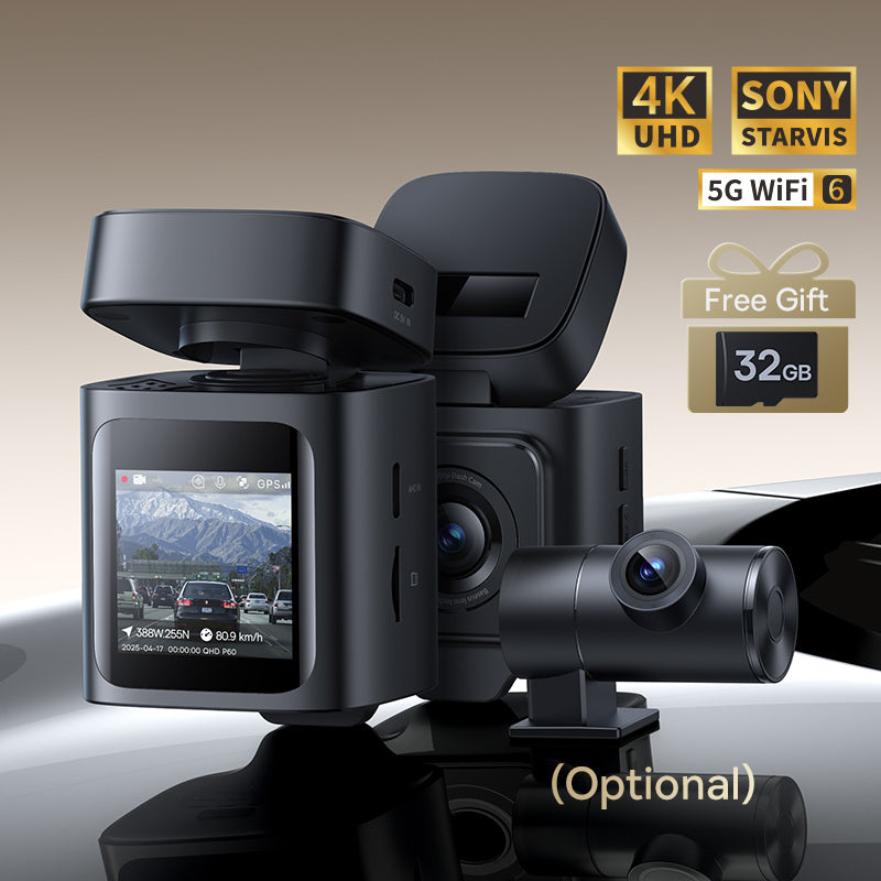 Baseus PrimeTrip VD1 Pro Dash Cam Lithium Battery 4K+1080p