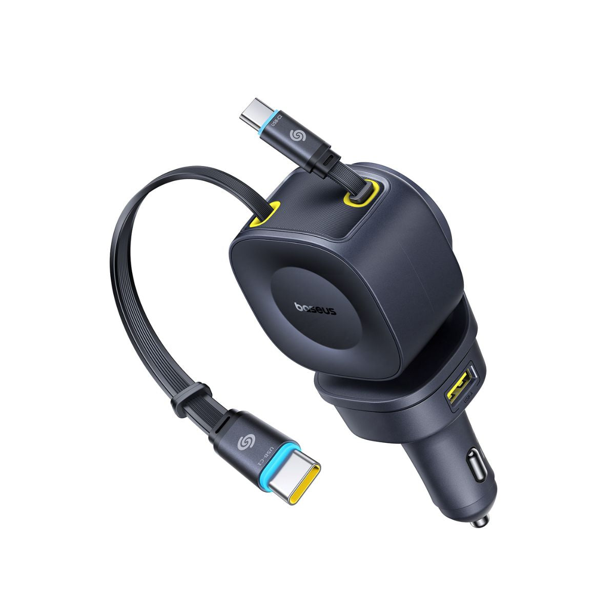 Baseus PrimeTrip VR2 Max Car Charger with Retractable Cable 3C+U 163W