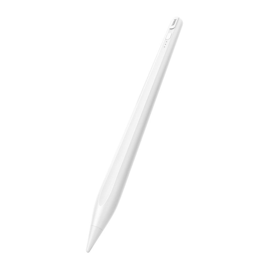 Baseus Tablet Tool Pen 2 - Penna Stilo Con Ricarica Wireless E Punte Sostituibili Per IPad, Bianca