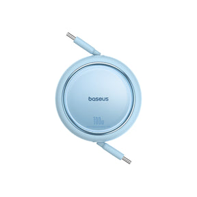 Baseus Free2Draw Mini Retractable USB-C Cable 100W Blue