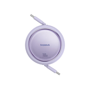 Baseus Free2Draw Mini Retractable USB-C Cable 100W Purple